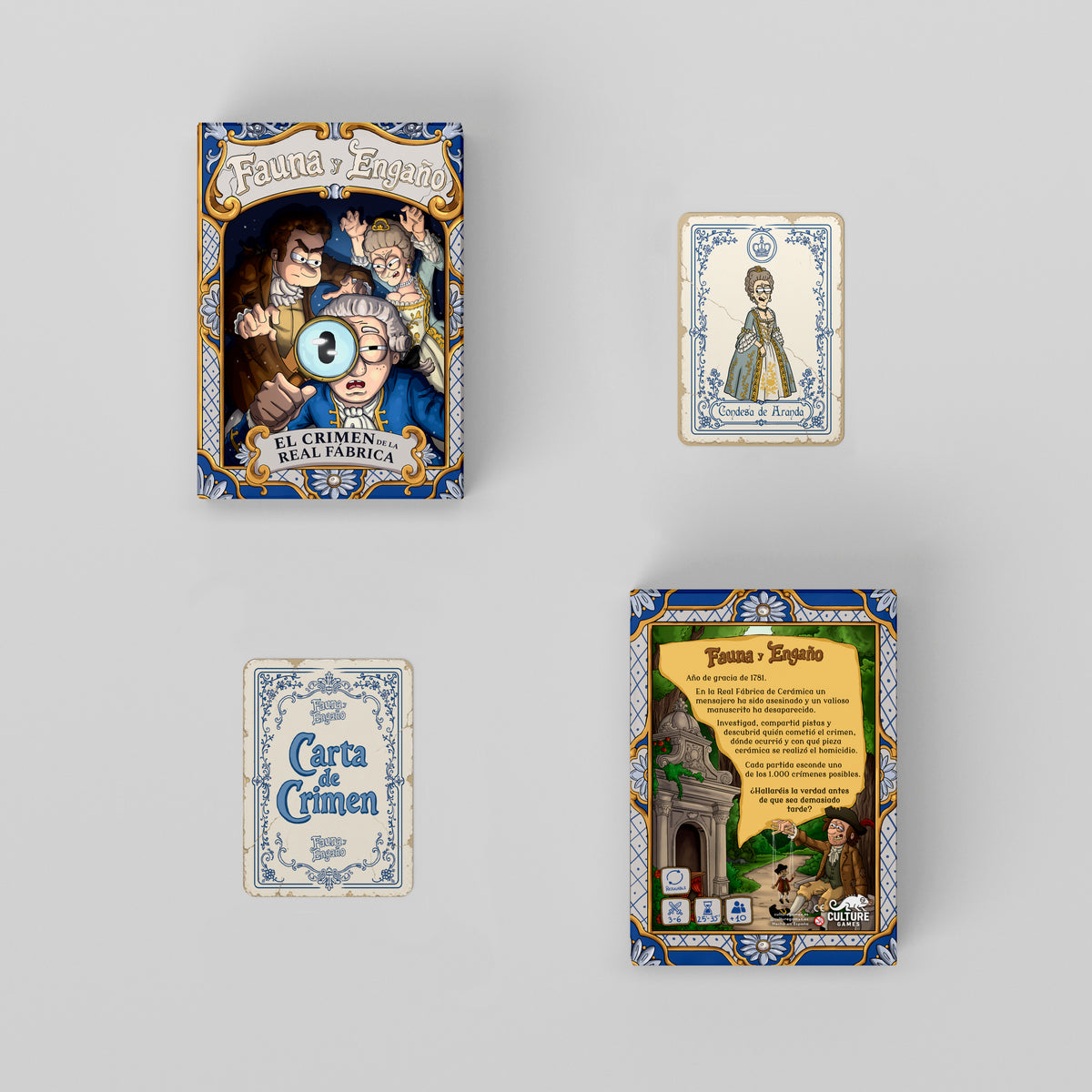 Fauna y Engaño, juego de misterio ambientado en la Real Fábrica de Cerámica de l’Alcora en 1781