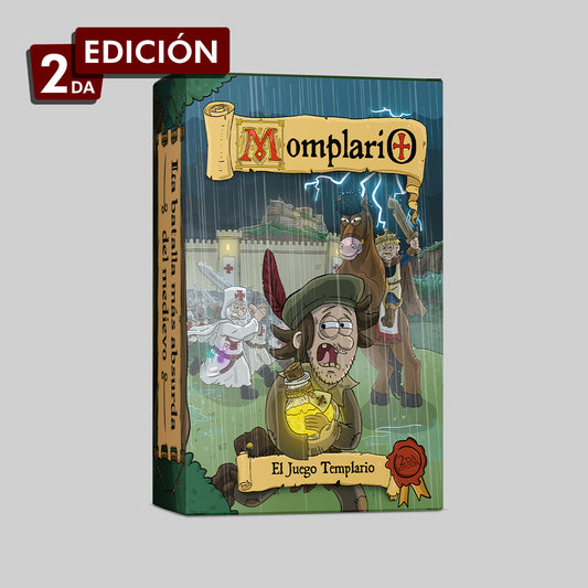 Caja de Momplario, juego de cartas medieval de Culture Games