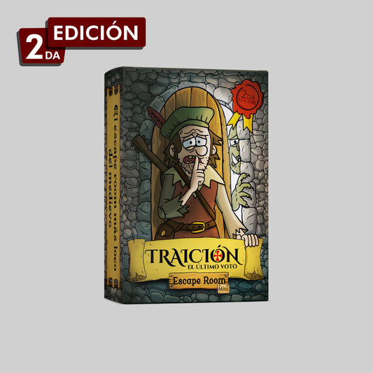 Caja de Traición: El Último Voto, escape room de mesa medieval
